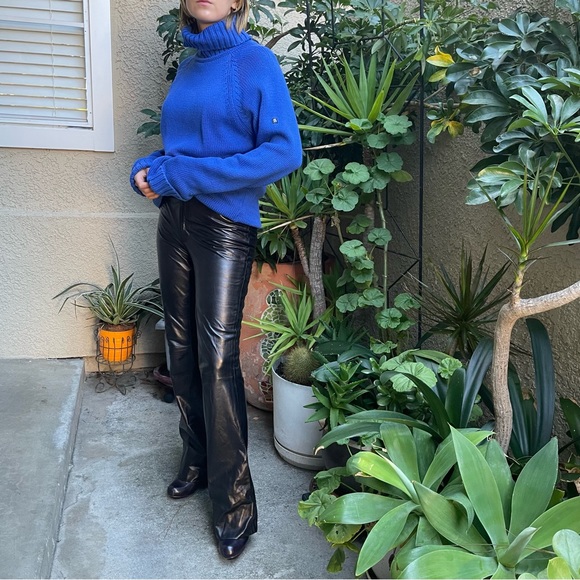 Gucci black Gucci leather pants with cute small pockets in front - Picture 3 of 16